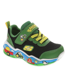 Zapatillas Skechers Kids Play Scene (Niño) Verde/Negro 5 Talla Media