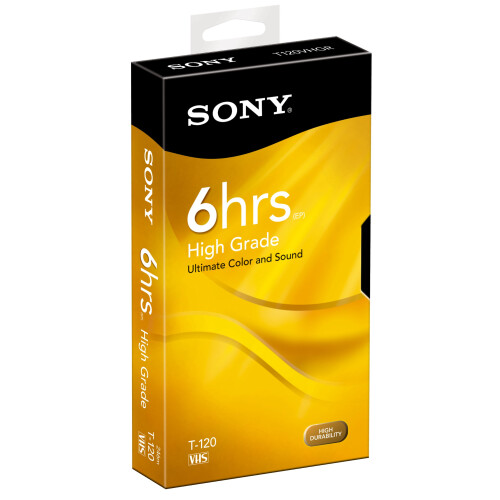Sony CASSETTE VIDÉO SONY HAUTE QUALITÉ 120 MIN