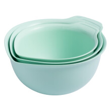 Saladier en plastique Nesting KitchenAid, Set de 3, Vert menthe
