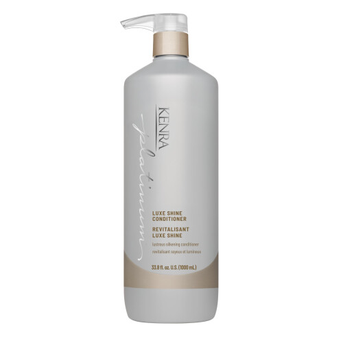 Kenra Platinum Luxe Shine Conditioner | Alta Lucentezza | Per Capelli Crespi | 33.8oz