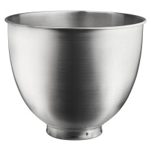 KitchenAid 3,5 Quart Borstad Rostfritt Stålskål för Artisan Mini 3,5 Quart Kökshandmixers - KSM35SSB