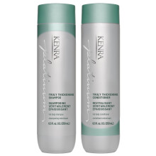 Kenra Platinum Truly Thickening Shampoo & Conditioner Set | Volumen + Fülligeres Haar | Leicht | für feines Haar | Sulfatfrei