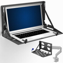 Supporto Laptop Ribaltabile VIVO per PC da 13 a 17 pollici, Montaggio a Parete, Nero, Mount-FDLAP1