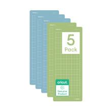 Pacchetto Varietà di Tappetini Cricut (5 pezzi, 4,5in x 12in) - per Macchina Joy - Include 2 StandardGrip e 3 LightGrip
