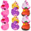 Assortiment de canards en caoutchouc de Saint-Valentin 3,5" 12 pièces 1