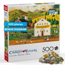 Buffalo Games House Movers Puzzle - 500 pcs, 14+ años - Puzles para Adultos - Arte de Granja Americana