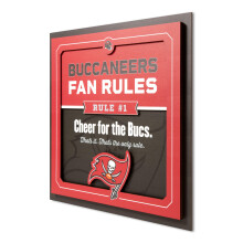 YouTheFan Art Murale Ufficiale NFL Tampa Bay Buccaneers, Regole Fan, Arte Divertente