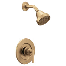 Moen Gibson Posi-Temp Ducha Trim Bronceado Oro, Cabezal y Manija, Válvula Requerida, T2902EPBZG