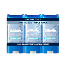 Gillette Déodorant Anti-transpirant pour Hommes, Protection 72h Contre La Transpiration et Les Odeurs, Gel Transparent