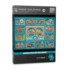 YouTheFan NFL Miami Dolphins Puzzle Cam de Besos 500 Piezas