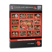 YouTheFan NFL Cleveland Browns Puzzle de 500 piezas Kiss Cam