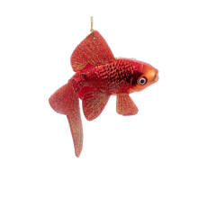 Kurt Adler Noble Gems Glass Goldfish Ornament, 5-Inch