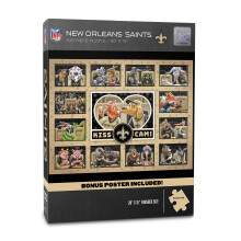 YouTheFan NFL Rompecabezas Kiss Cam de los New Orleans Saints de 500 piezas