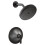 Kit de Ducha Moen Doux Negro Mate Posi-Temp, Válvula Requerida, TS2202BL 1