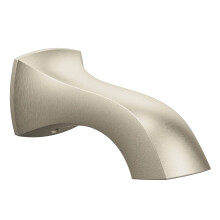 Moen Voss Verchroomde Nikkel Vervangende Bad Non-Diverter Tuit 1/2-Inch Slip Fit Aansluiting, 191956BN