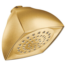 Tête de douche Moen Voss en or brossé, 4-1/16" de diamètre, 2,5 GPM, 6325BG