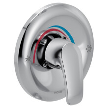 Moen Chateau Chrome Douchehendel en Escutcheon, Posi-Temp Ventiel Apart Verkrijgbaar, TL5181
