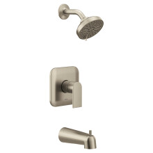 Moen UT2473EPBN Genta LX M-CORE 2-Series Grifo de Ducha y Bañera, Válvula Requerida, Níquel Cepillado