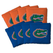 YouTheFan Sacchetti da Cornhole NCAA Florida Gators Set di 8 - Doppia Faccia per Scivolare e Fermare