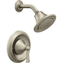 Juego de ducha Moen Wynford Níquel Cepillado Posi-Temp, Válvula Requerida, T4502EPBN