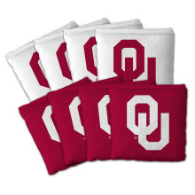 YouTheFan Sacchetti da Cornhole NCAA Oklahoma Sooners - Set di 8 - Regolamentari con Custodia