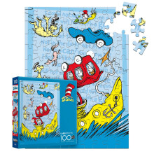 Buffalo Games - Dr. Seuss - Je ne mangerai pas d'œufs verts et de jambon - Puzzle - 15,00 x 11,00