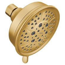 Moen 3638BG Showering Acc-Core Four-Function 4-3/8" Diameter Spray Head Standard, Brushed Gold