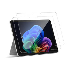 Fintie 2-Pack Skärmskydd för Microsoft Surface Pro 12 Tum 2025, Anti Scratch Premium HD Klar 9H Hårdhet Härdat Glas