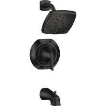Grifo de Baño y Ducha Moen Lindor 82504BL Negro Mate de 1 Mango