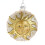 Kurt Adler 100Mm Glass Ball W/Sun Pattern Ornament 1