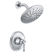 Moen T2282EP Dartmoor Douche Systeem met Regen Douchekop zonder Ventiel, chroom