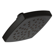 Moen S6365EPBL Voss Douche Pluie Écologique 6" avec Technologie d'Immersion, Noir Mat
