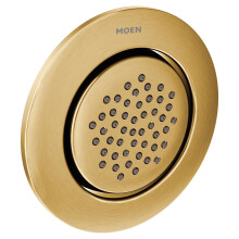 Moen TS1322BG Mosaic Rociador Redondo de Cuerpo de Función Única, Válvula Requerida, Oro Cepillado