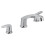 Moen Chateau Chrom Zwei-Hand Low ARC Badewannenarmatur 1