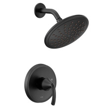 Moen UT2842EPBL Glyde M-CORE 2-Series Kit de Acabado de Ducha de 1 Manija, Válvula Requerida, Negro Mate