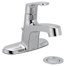 Grifo de Baño Moen Chateau Cromo Monomando con Desagüe Metálico, Paquete de 12, L645724