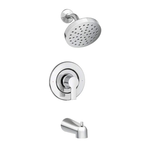 Grifo de Baño y Ducha Moen Rinza Cromo con Válvula