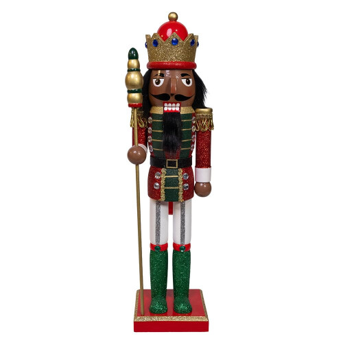 Kurt Adler Rey Cascanueces Africano de 15"