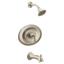 Moen T2157EPBN Brantford Posi-Temp Kit de Trim para Bañera y Ducha Eco-Performance, Válvula Requerida, Níquel Cepillado