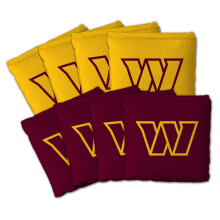 YouTheFan Sacchetti Cornhole NFL Washington Commanders - Set di 8, Doppio Lato, Regolamentari