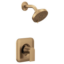 Moen Genta LX Bronzed Gold Eco-Performance Moderne Douche Trim met Handvat, Posi-Temp Ventiel Vereist, T2472EPBZ
