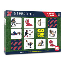 YouTheFan NCAA Mississippi Rebels Lizenziertes Memory Match Spiel