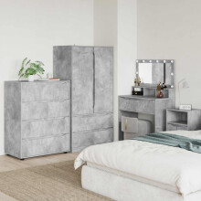 vidaXL Storage Cabinets Concrete Grey 80 x 48 x 105 cm Engineered Wood