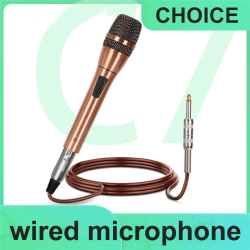 Universal Wired Handheld Dynamic Microphone Noise Isolation Mic for Outdoor Karaoke Meeting Singing 1