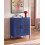 Beliani Cabinet WAKATIPU Metal Navy Blue 2