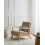 Beliani Armchair SORSELE Corduroy Beige 2