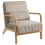 Beliani Armchair SORSELE Corduroy Beige 4