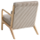 Beliani Armchair SORSELE Corduroy Beige 6