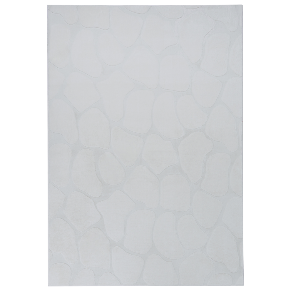 Photos - Area Rug Beliani Rug KAWI Light Grey 160 x 230 cm Brown,Grey