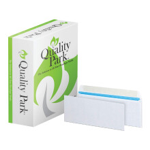 Quality Park #10 Säkerhetsenvelopper, 4-1/8 x 9-1/2 tum, 24 lb. Vit, 500/Box (QUA90019R)